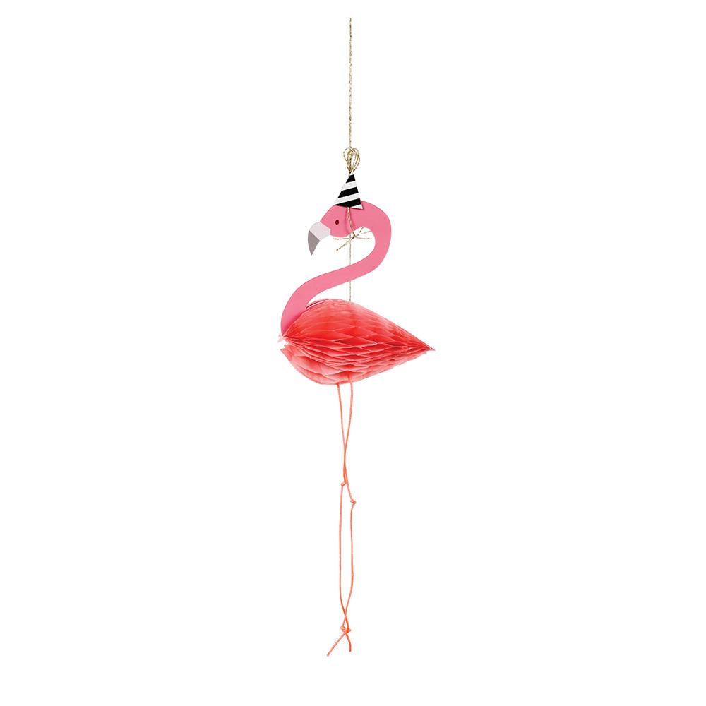 Flamingo Honeycomb Card By Meri Meri